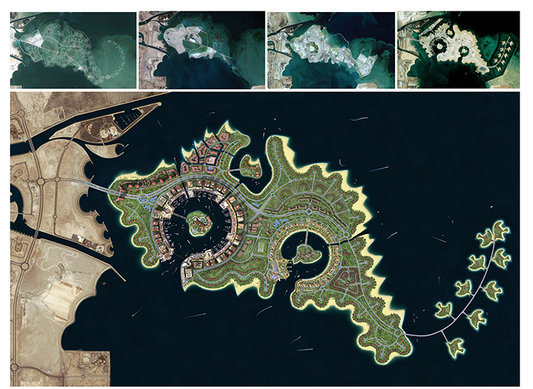 Bellaluc Tina Cantwell The Pearl Porto Arabia Qatar Aerial Satellite Development 1